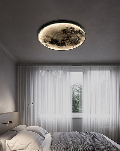 Wandlamp Maan Muurschildering LED Dimbaar Afstandsbediening Woonkamer Slaapkamer