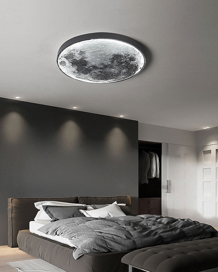 Wandlamp Maan Muurschildering LED Dimbaar Afstandsbediening Woonkamer Slaapkamer