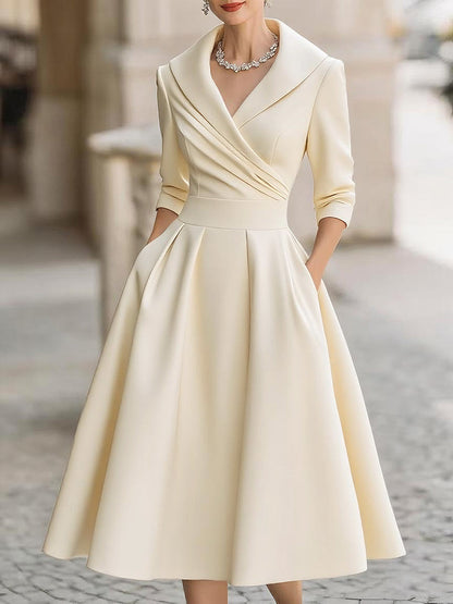 Midi Jurk voor Dames Zomerjurk Lina Stijl