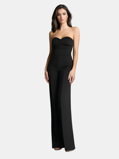 Jumpsuit Hoge Taille Zonder Banden Elegante Jurk - StudioMarella