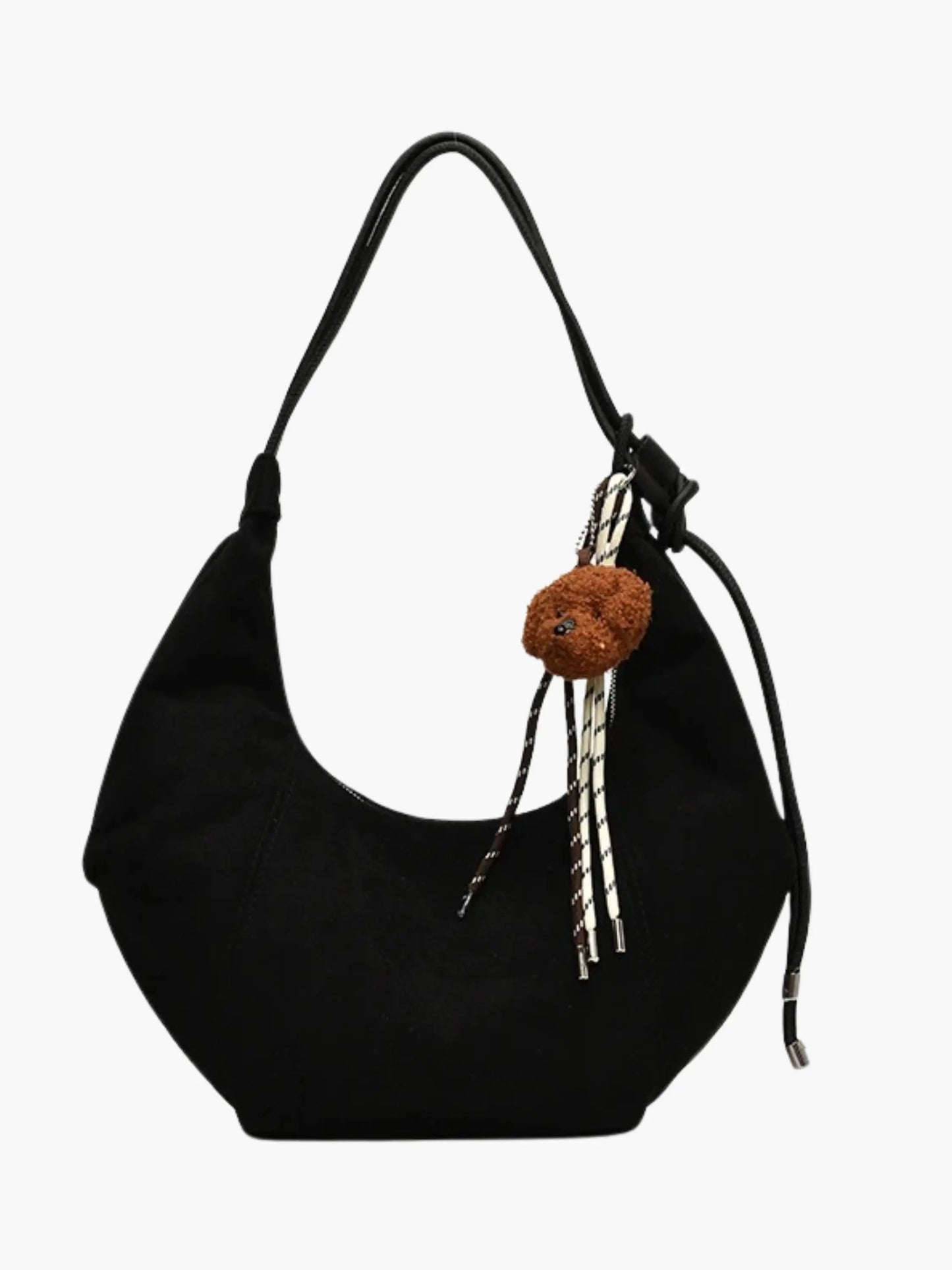 Suède Schouder tas Boho Stijl met Leuke Details
