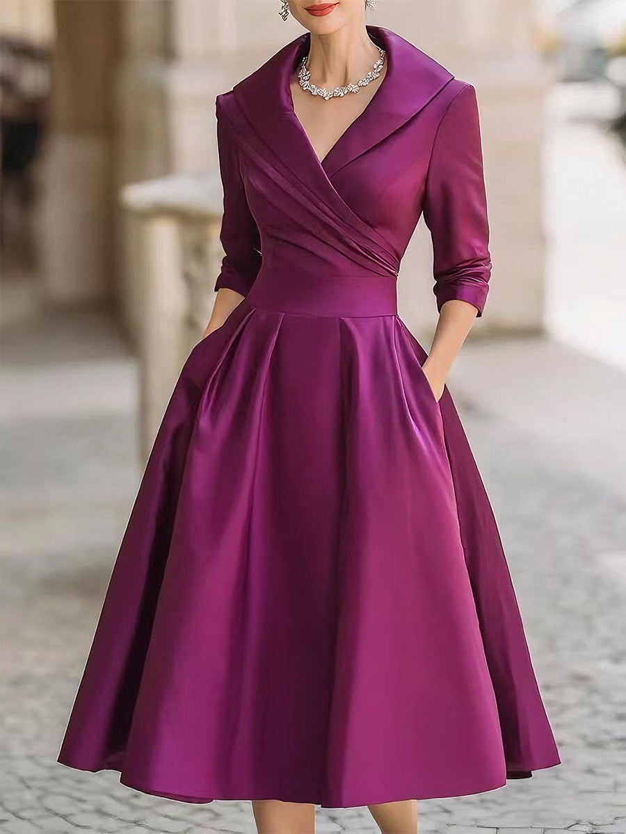 Midi Jurk voor Dames Zomerjurk Lina Stijl