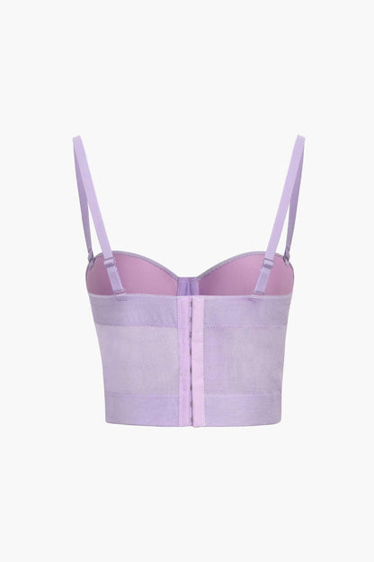 Bh-top met Beugelcups en Mesh voor Vrouw