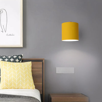 Wandlamp Metaal Hout Verstelbaar Slaapkamer Woonkamer Scandinavisch Macaronkleur E27 Bedlamp Muurlamp