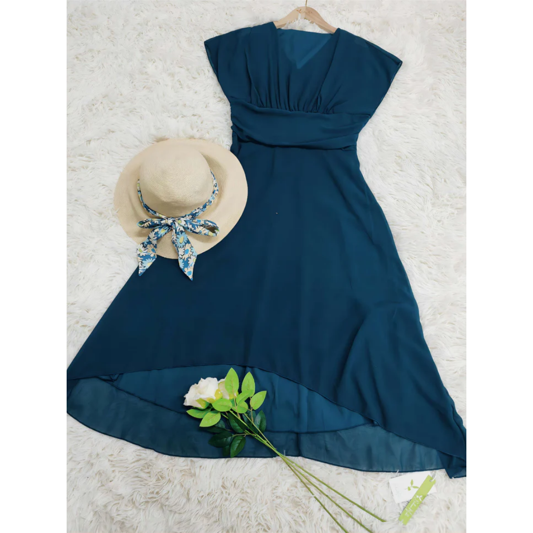 Midi Jurk Formeel Elegante Avondkleding