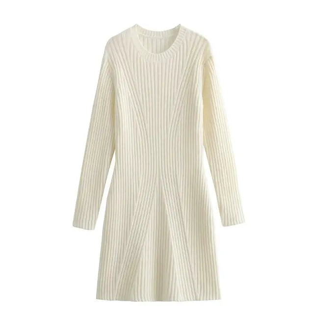 Teresa | Coltrui Col Jurk Elegant Hoge Hals