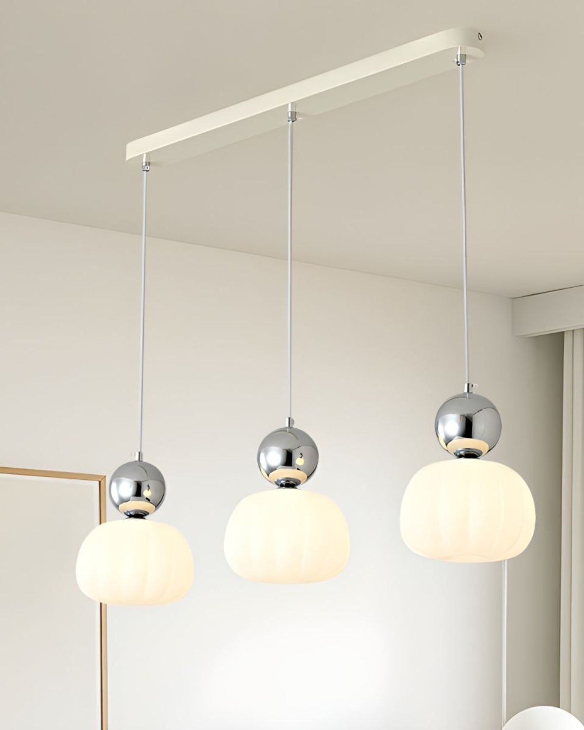 Art Deco Hanglamp Sculptuur met Warme Gloed voor Woonkamer Eetkamer