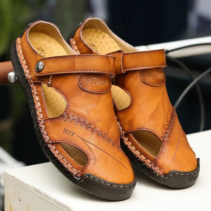 Leren Sandalen voor Mannen Klassiek en Robuust