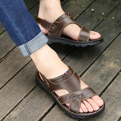 Mode Sandalen van Leer Charles