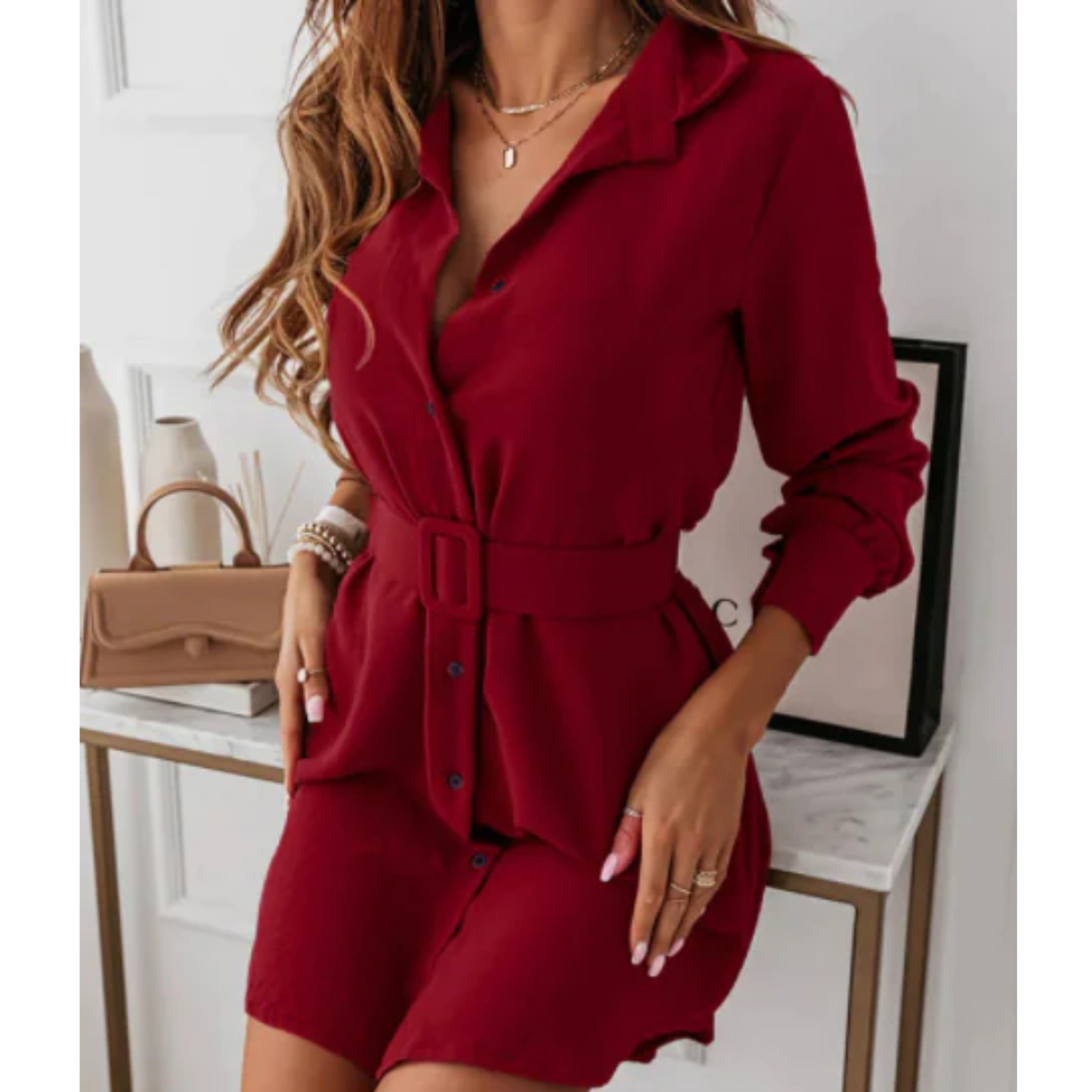 Korte Jurk Mini Chic Zomerjurk voor Vrouw