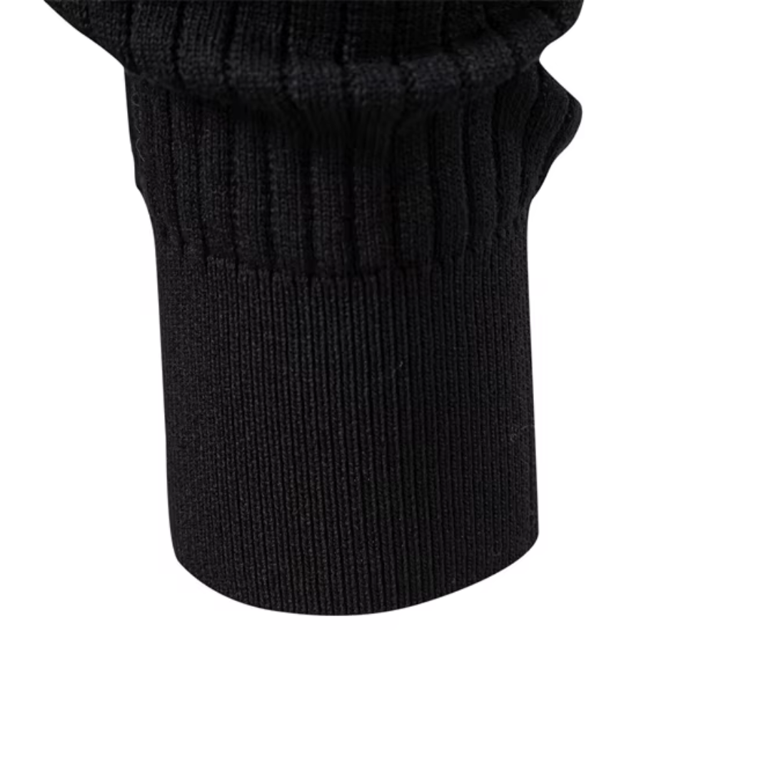 Ribgebreide Henley Trui Comfortabel en Verfijnd