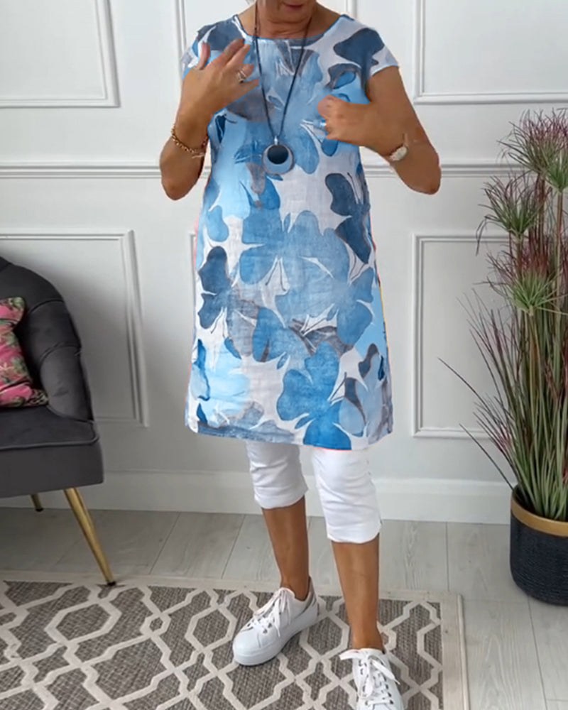 Bloemen Jurk Lange Mouw Elisa