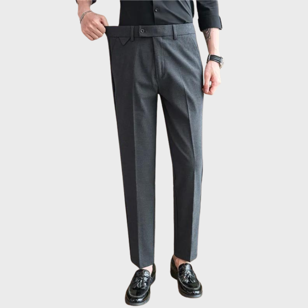 Heren Broeken Slim Fit Donker Formaliteit