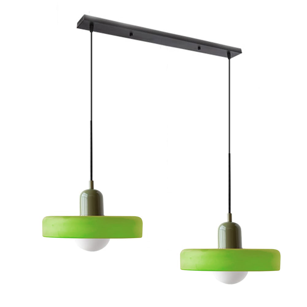 Luccon Dubbele Hanglamp Glas G9 35 cm Modern Eettafel Woonkamer Design Verlichting