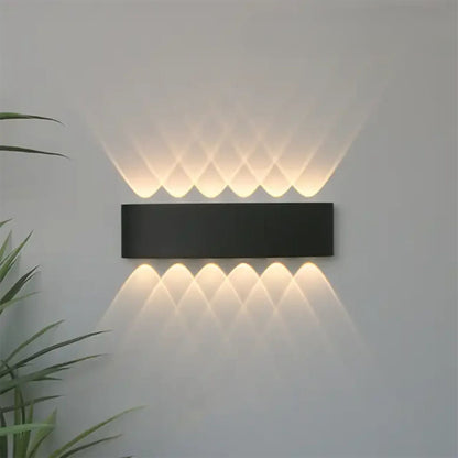 LED Wandlamp IP65 Binnen Buiten Gevellamp Patio Gang Up Down Light Zwart Wit