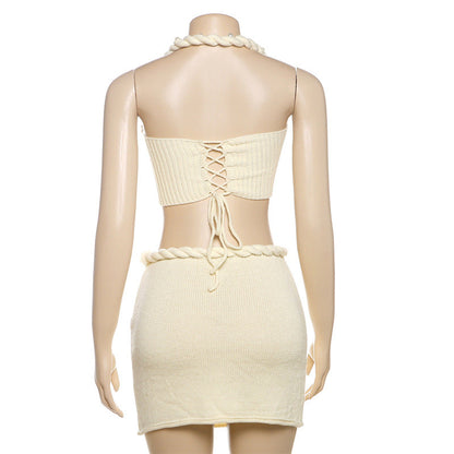 Dames Bikini Set Klein Top en Mini Gonna