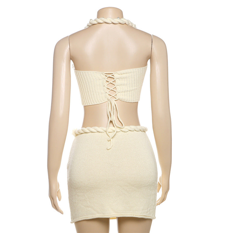 Bikini Set Mini Gonna met Cropped Top