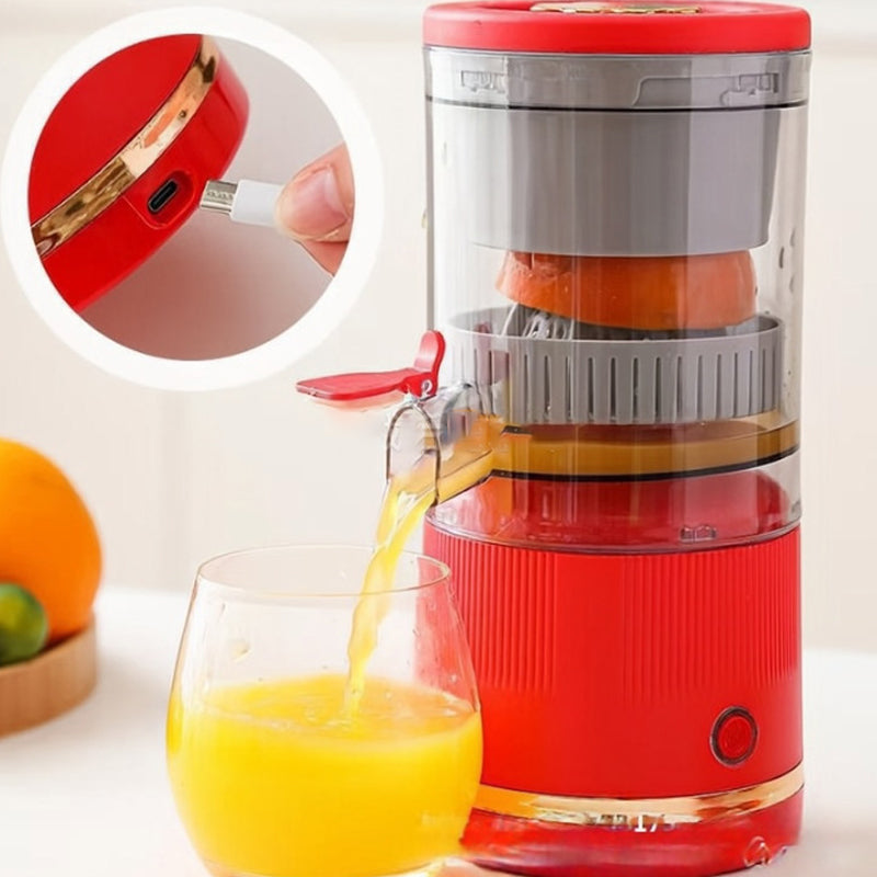 Draagbare Sappers – Oplaadbaar met Krachtige Motor – Compacte Citruspers voor Verse Smoothies Thuis of Onderweg