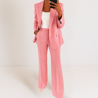 Dames Blazer en Broek Tweedelig Pak Set