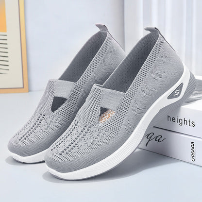 Vrouwensneakers Ademend Mesh Comfortabel Loopschoenen