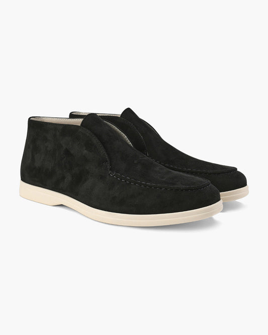 Heren Suède Slip On Loafers Middelhoge Schoenen - StudioMarella