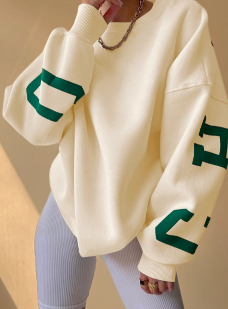 Vrouwelijke Oversized Trui Losse Pasvorm