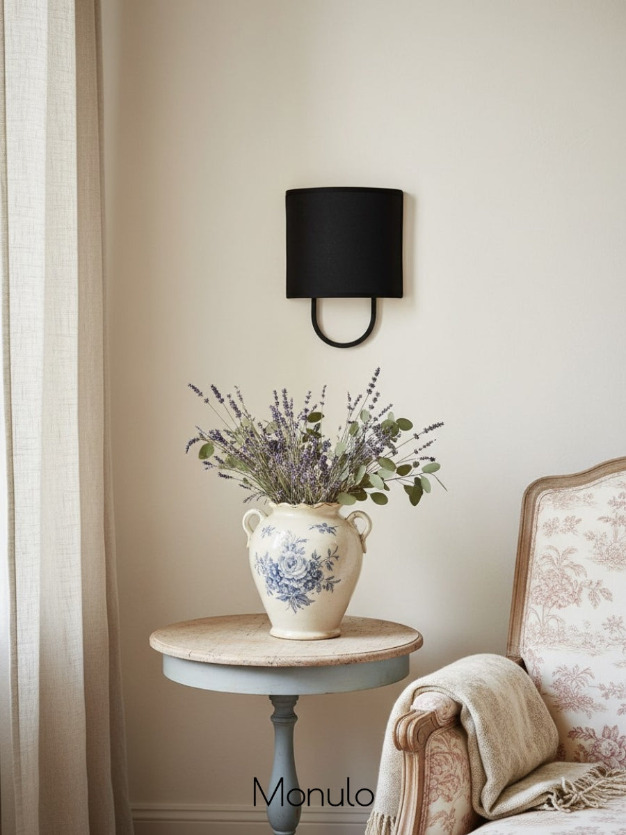 Wandlamp Stoffen Kap – Moderne Slaapkamer Wandverlichting voor Sfeervolle Ambiance