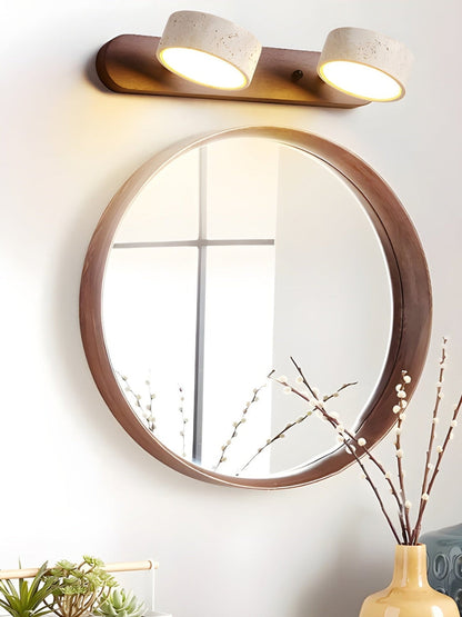 Wandlamp met meerdere lichtpunten natuursteen modern badkamerverlichting warmwit koelwit 2-3-4 lichts stenen armatuur