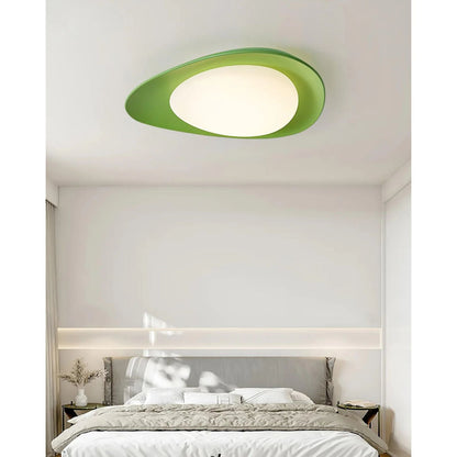 LED Plafondlamp Bladvorm Resin Groen Woonkamer Slaapkamer Eetkamer Organische Plafondlamp Scandinavisch Interieur