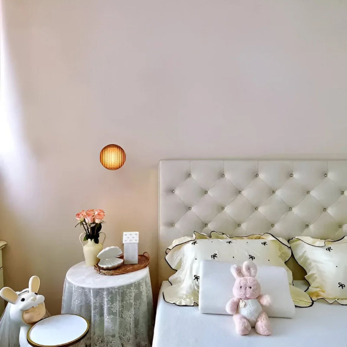 Ambrelo Wandlamp LED 13,5×8 cm Amber Slaapkamer Wandverlichting Modern Minimalistisch Scandinavisch Warm Licht Hal Woonkamer