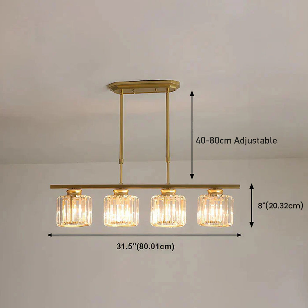 Hanglamp Eettafel Glas Zwart Goud 3 Of 4 Lichts E27 Modern