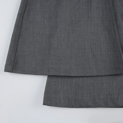 Elegante Broek Hoog Uitgesneden met Wijde Pijpen