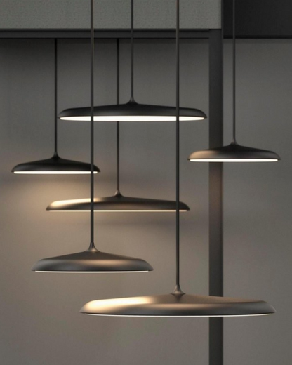 Ronde Hanglamp met Zachte Lichtverspreiding Zwart Grijs Groen Roze Wit Oranje ø25cm ø40cm Modern Scandinavisch Design voor Eetkamer Woonkamer Werkplek