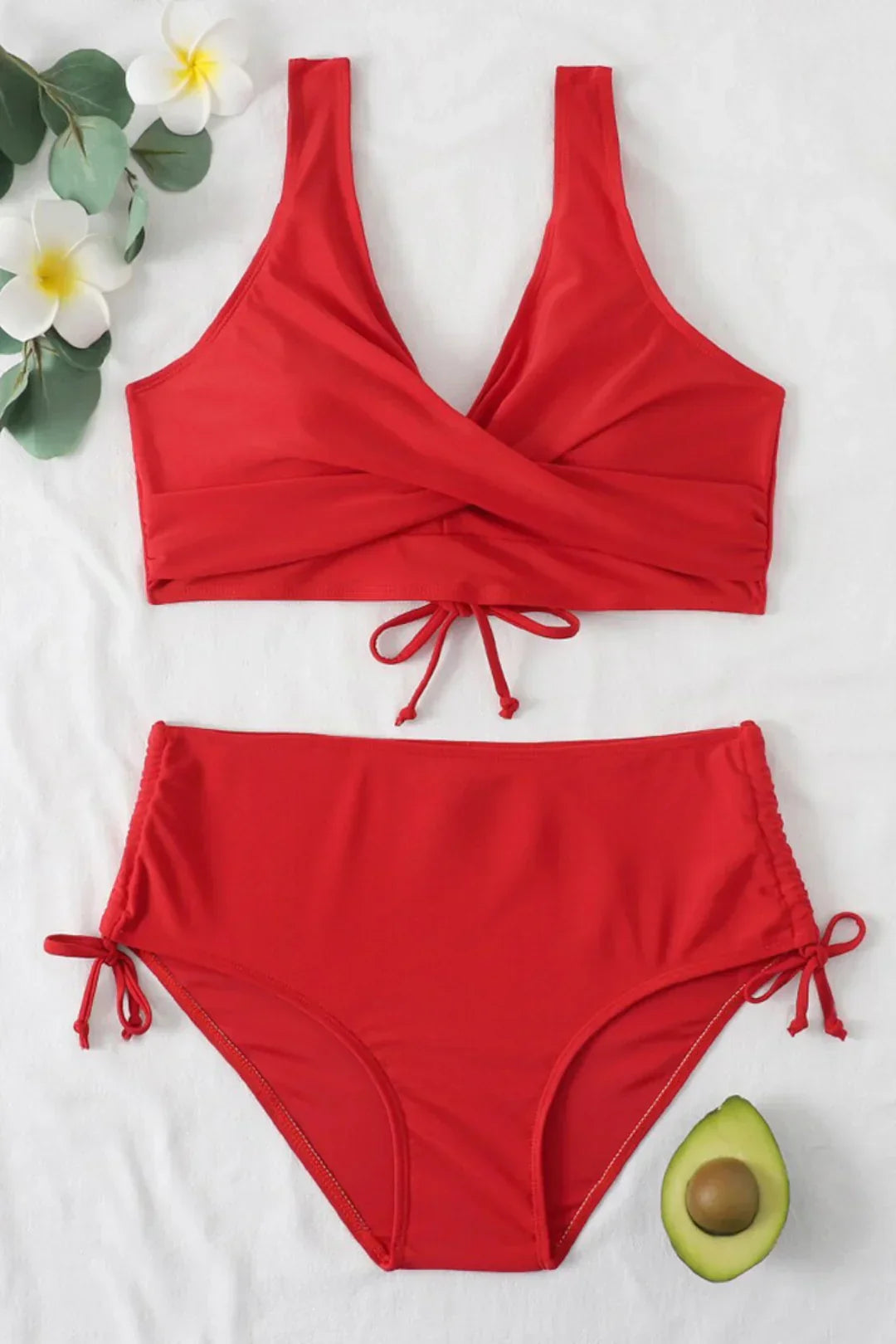 Zwarte Bikini Effen Strandkleding voor Vrouw