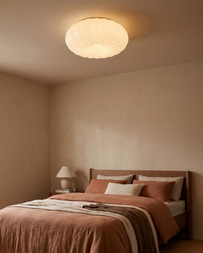 Plafondlamp Iris Scandinavisch Dimbaar Metaal & Acryl met Afstandsbediening voor Moderne Woonruimtes Slaapkamer Eetkamer Sfeerverlichting