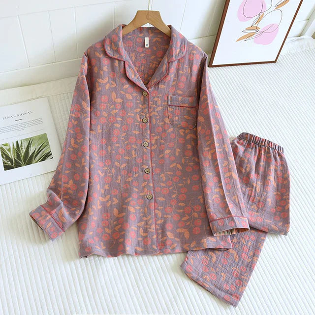 Vrouwelijke Pyjama Set Zacht en Comfortabel