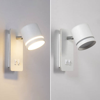Wandlamp LED Verstelbaar IJzer Zwart Wit 15W Woonkamer Slaapkamer Hal Spotlamp Leeslamp Ingebouwde LED Moderne Wandspot