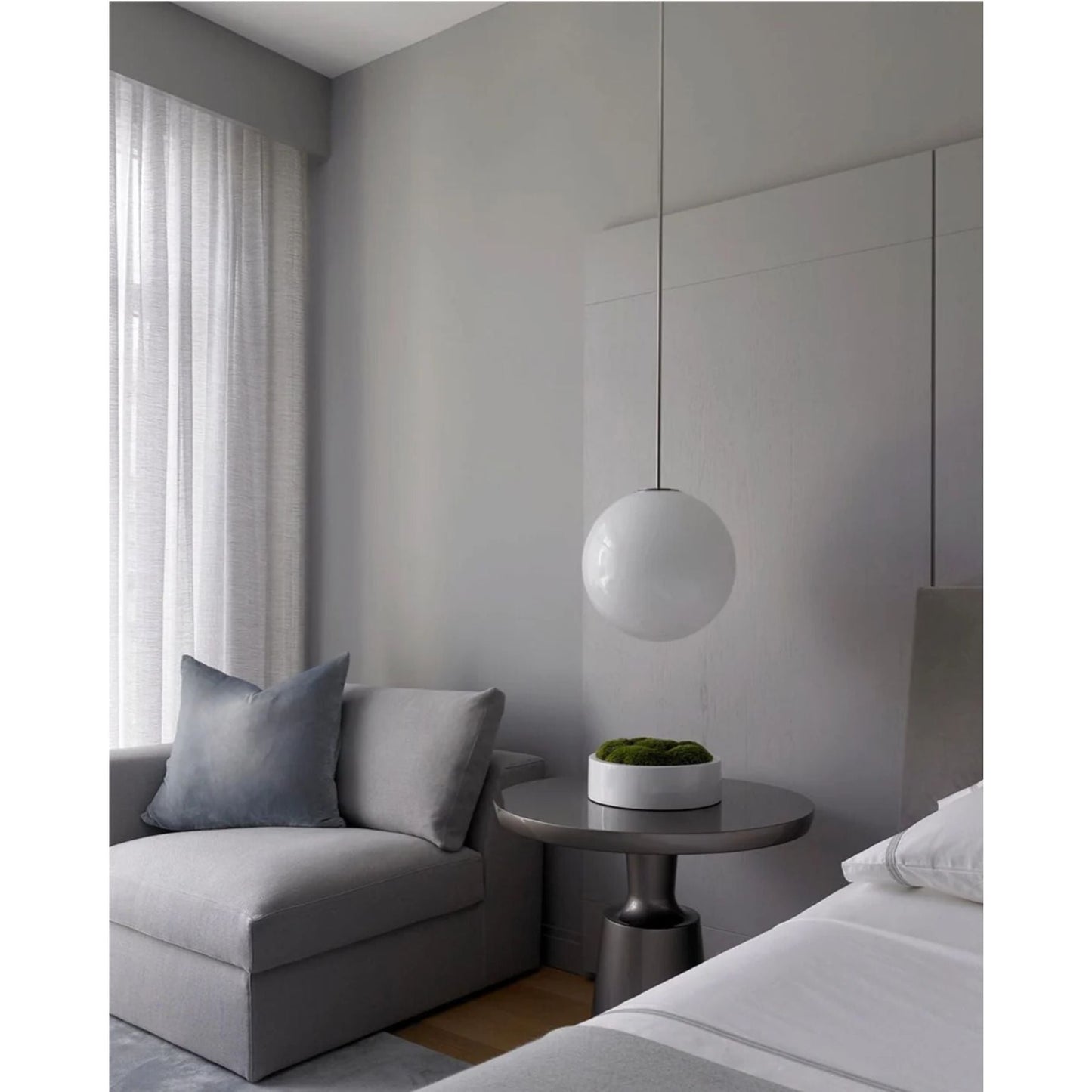 Hanglamp Messing Melkglas Plafond Minimalistisch Modern Scandinavisch Hal Eettafel Nachtkastje