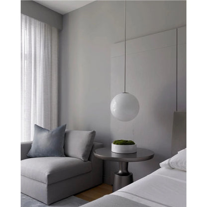 Hanglamp Messing Melkglas Plafond Minimalistisch Modern Scandinavisch Hal Eettafel Nachtkastje
