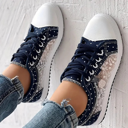 Dames Wandelschoenen Comfortabele Brede Pasvorm