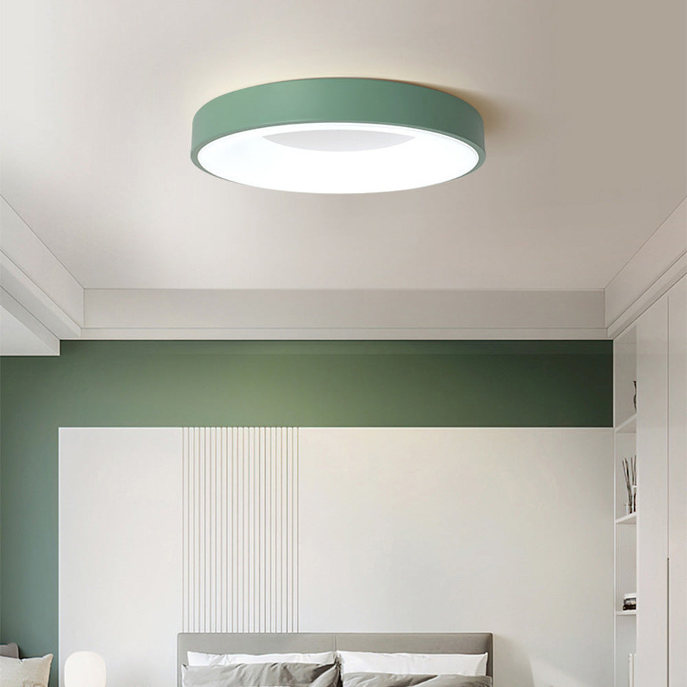LED plafondlamp rond acryl ijzer lage ruimtes hal slaapkamer woonkamer moderne opbouwlamp minimalistische plafondverlichting