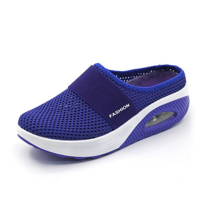 Orthopedische Pantoffels met Luchtkussen Ergonomische Instapschoenen Diabetesvoeten Ademend Mesh Extra Zacht Voetondersteuning Antislip Zool Dames Heren Indoor Outdoor Comfortschoenen