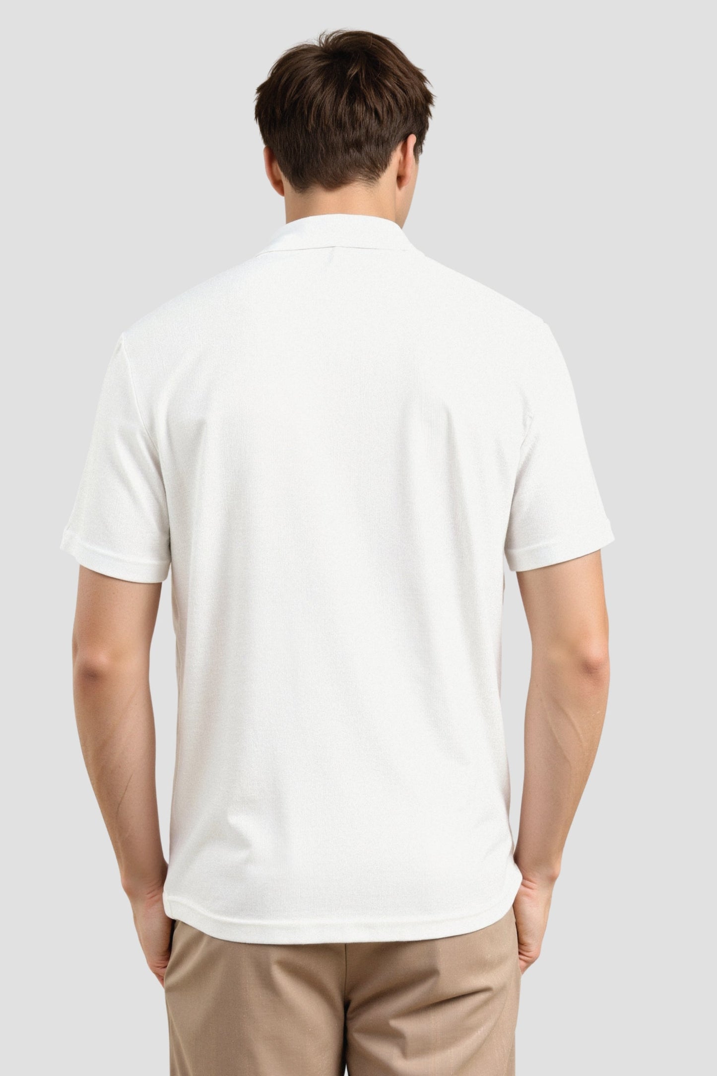 Linnen Overhemd Kort Mouw Zomer Klassiek Design
