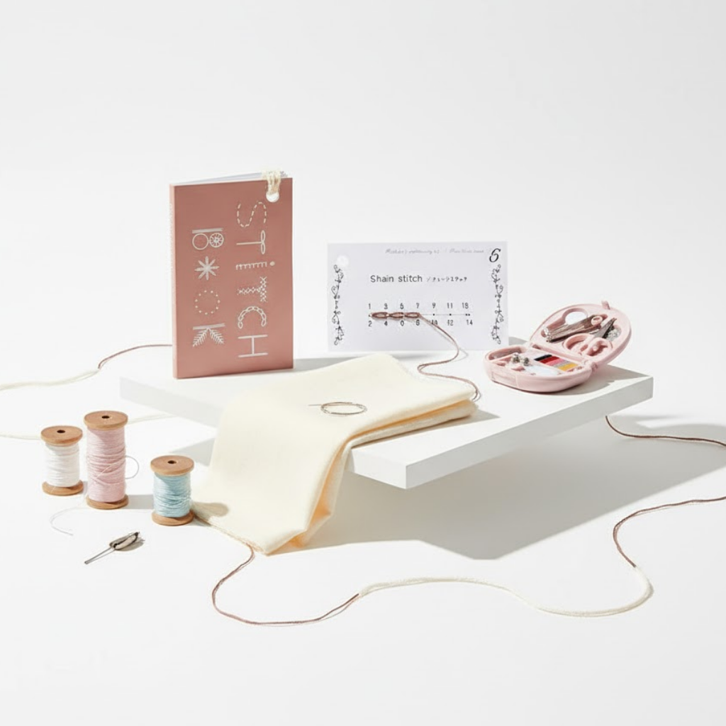 Mini Borduurboek voor Creatieve Handwerkprojecten – Leer 50+ Steektechnieken
