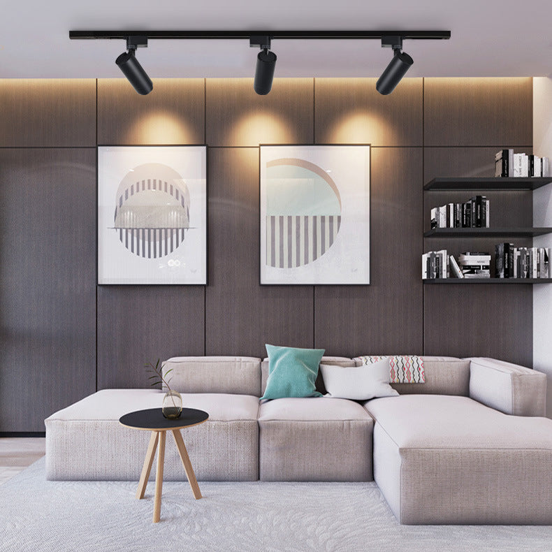 Railverlichting LED Aluminium Zwart Wit 3-5 Spots Woonkamer Keuken Hal Plafond Spotlamp Railspot Ingebouwde LED Dimbaar