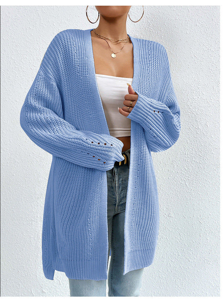 Dames Gebreide Vest Lang Model Warm en Stijlvol - StudioMarella
