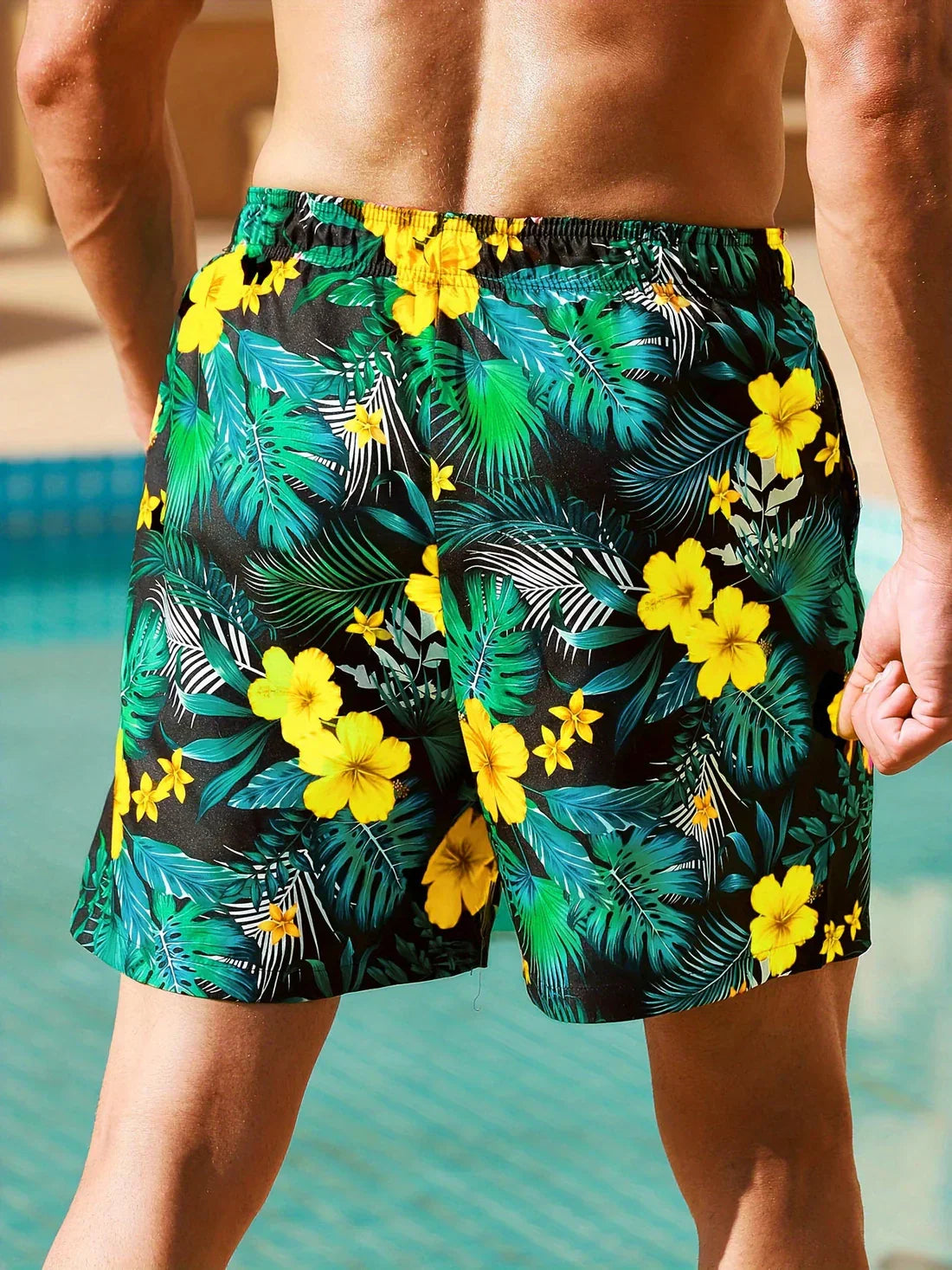 Korte Zomerbroek met Florale Print Tropical