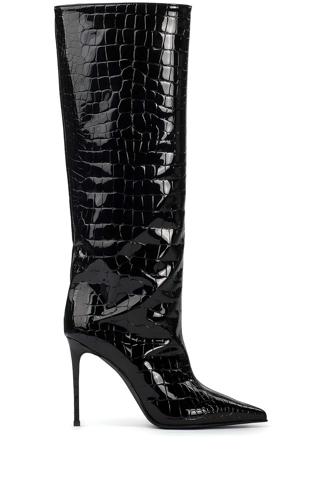 Stiletto Laarzen van Kunstleder met Hoge Hak