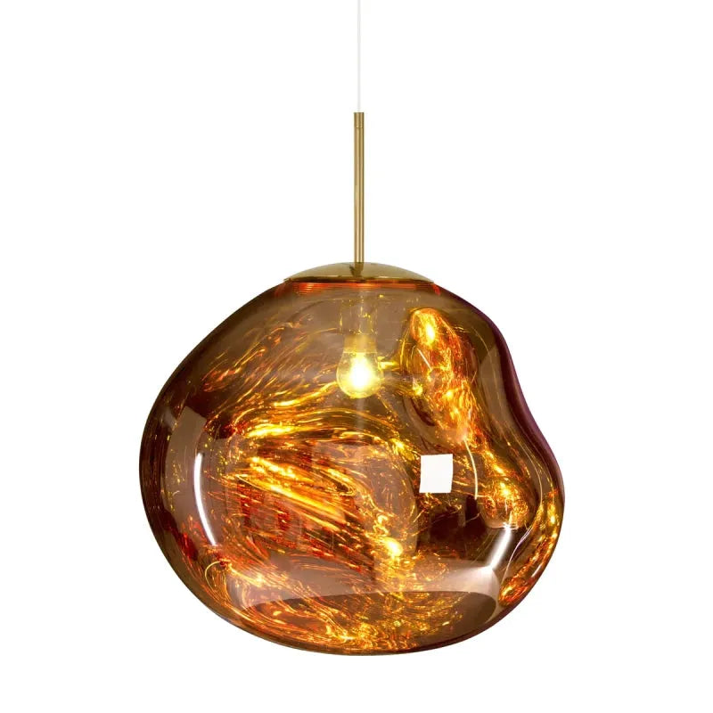 Hanglamp Lava Design Led Rond Goud Zilver Rood Rookgrijs Woonkamer Slaapkamer