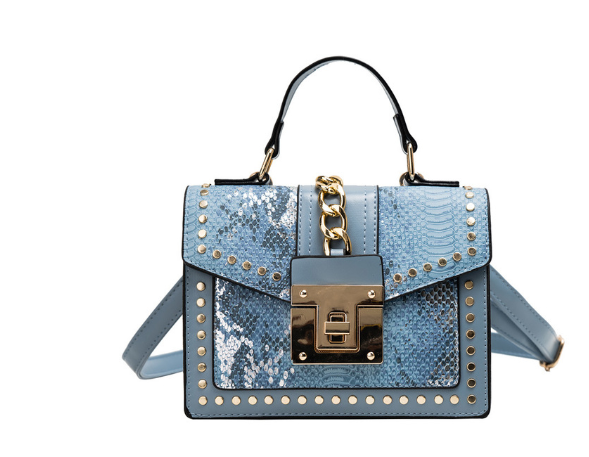 Dames Schoudertas Slangenprint Lederlook Modieus Model